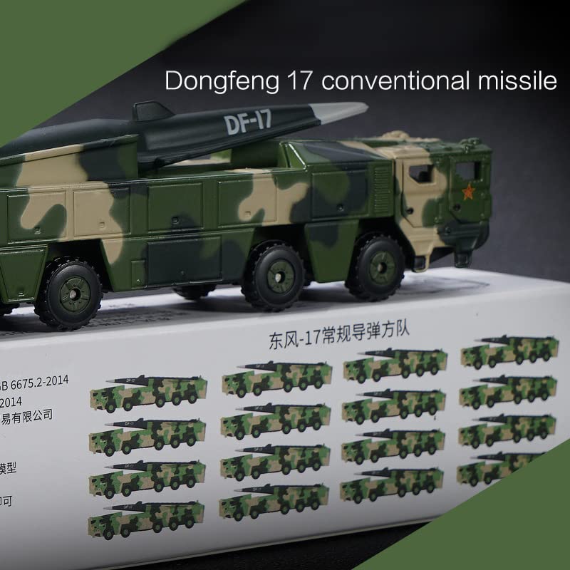 Modèle de missile Dongfeng 17 en alliage 1:100 de haute précision