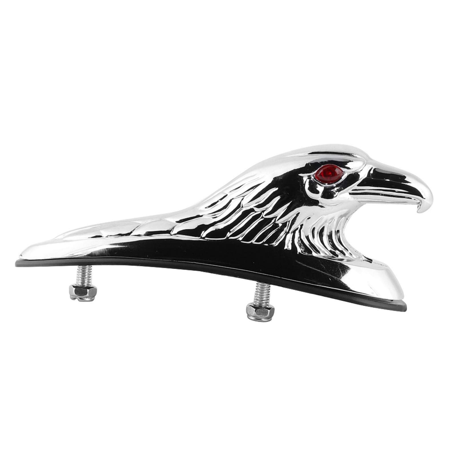 Dioche - Parafango anteriore universale per moto, parafango, decorazione ornamentale, testa d'aquila, adatta per