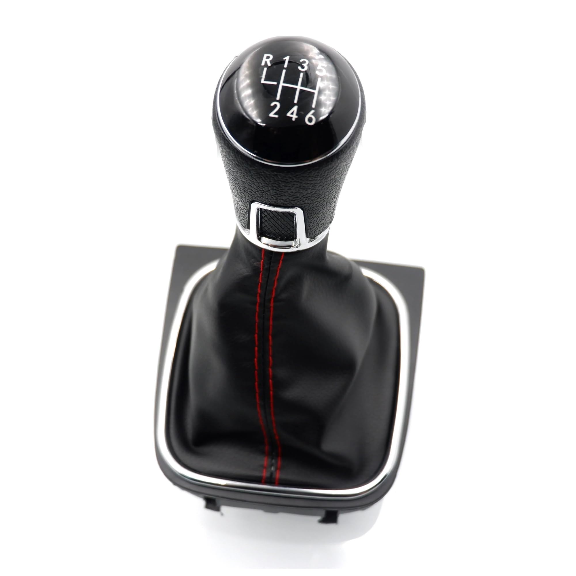 AHRPKAMERD Gear Shift Knob 1PCS for Golf 5 6 for Jetta V VI for Scirocco 5/6 Speed ​​Gear Shift Knob Lever Shift knob(6 Speed)