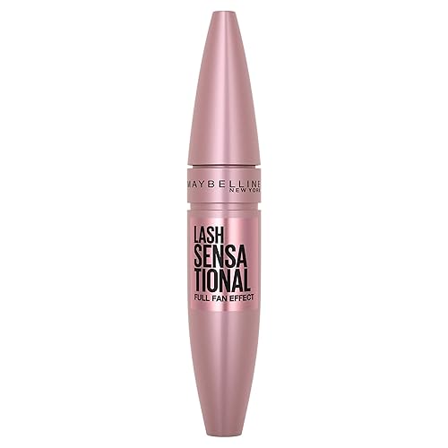 MAYBELLINE - Lash Sensational Mascara 00 Blackest Black - 0.32 fl. oz. (9.5 ml) - Noir - 9.5 ml (Lot de 1)