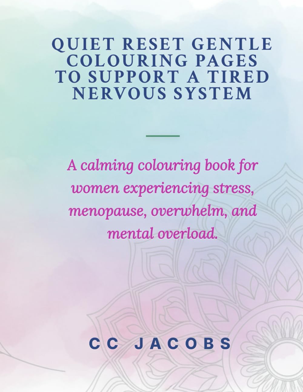 Quiet Reset: Gentle Colouring Pages to Support a Tired Nervous System: A calming colouring book for women experiencing stress, menopause, overwhelm, and mental overload