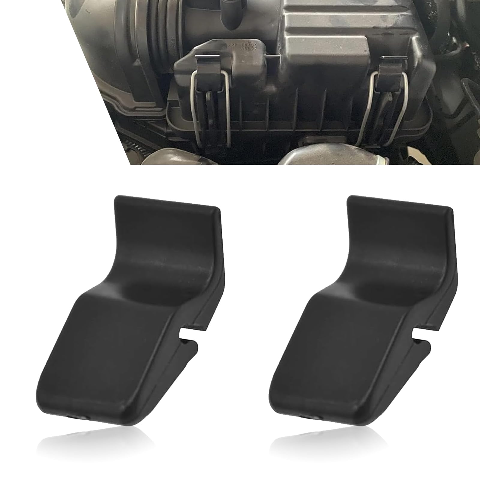 2 PCS Car Air Filter Housing Clip 0 62 x 1 21 Air Filter Grille Top Cover Latch