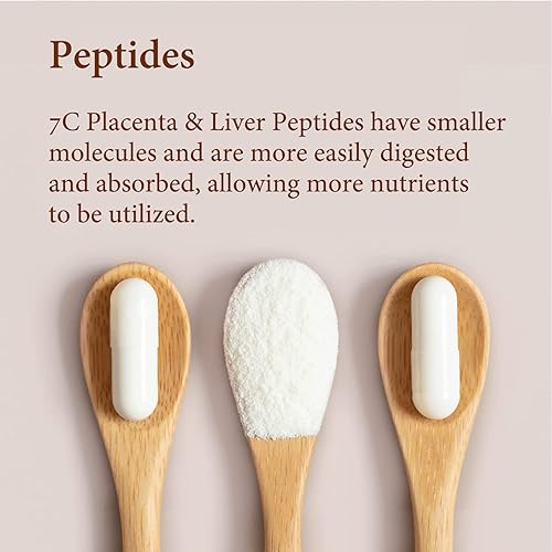 Miniatura 7 de 7c Suplementos de placenta placenta alimentada con pasto e hígado apoyo a la lactancia y alivio de la menopausia sin hormonas sin OMG sin sabor 90