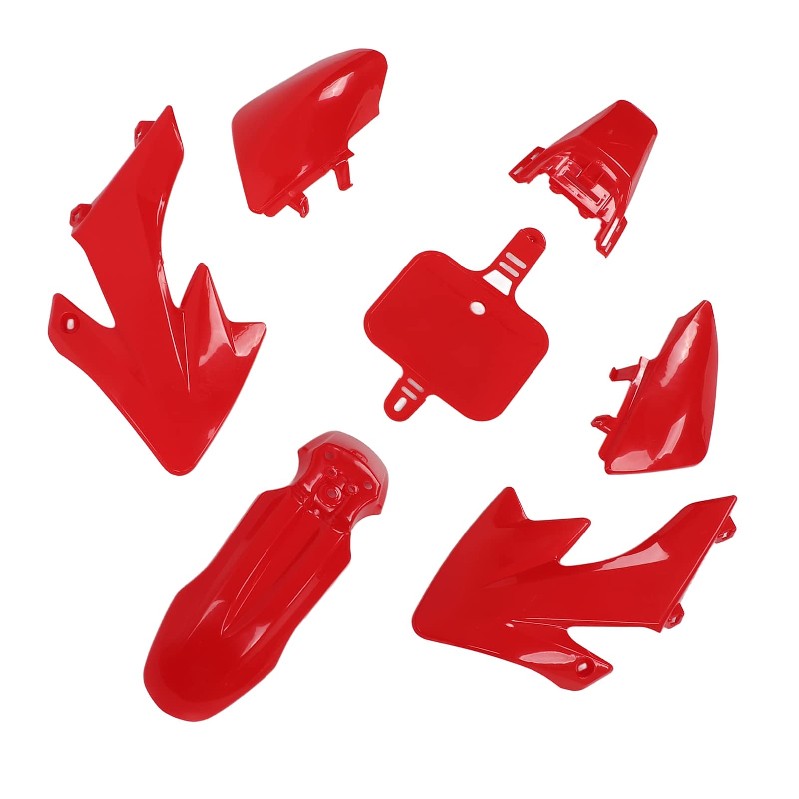 Set carrozzeria kit carena in plastica, sostituzione per XR50 CRF50 50cc 70cc 90cc 110cc 125cc Dirt Pit Bike, parti moto con materiale ABS, include 2 parafanghi 2 coperture del