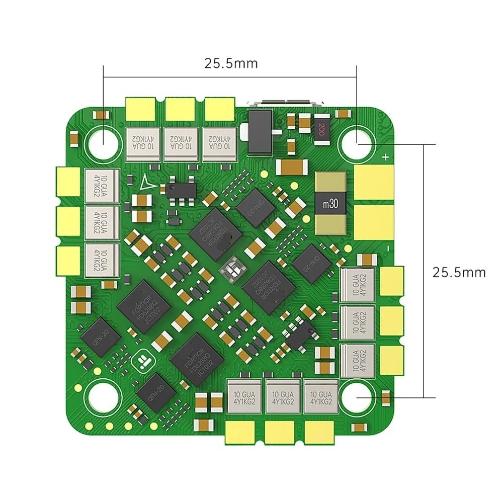 BLITZ Whoop F7 AIO kontroler lotu z 55A ESC ICM42688 16MB wbudowana lampa błyskowa 2-6S Lipo 25,5 x 25,5 mm odpowiedni do części RC FPV Drone