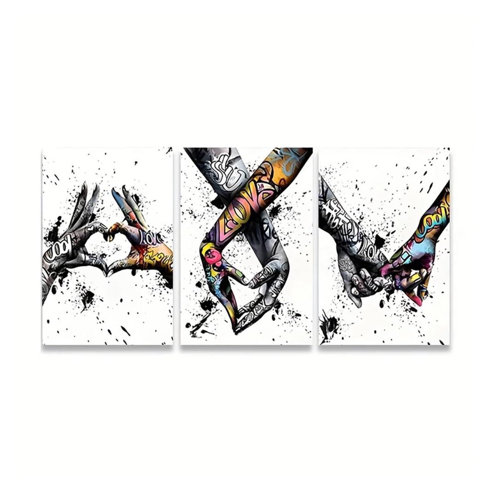 Tableau Déco Nature Toile Imprimée Graffiti Peinture Abstraite Salon Chambre