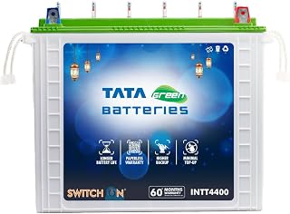 Tata Green Batteries Switch-On INTT280072 240AH Tall Tubular Inverter Battery with 72 Months Warranty for Home, Office & S... Price In India