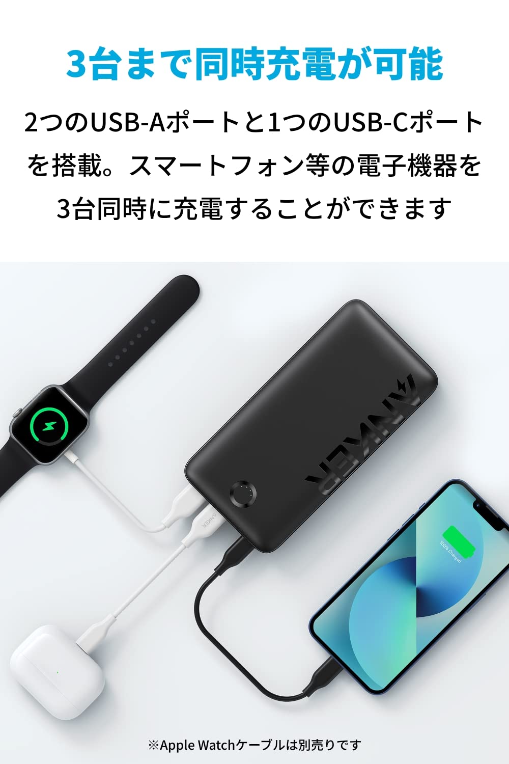 Amazon.co.jp: Anker 335 モバイルバッテリー (PowerCore 20000