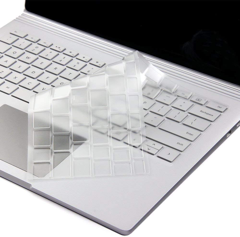 MORUS Clear Keyboard Cover Prtoector for Microsoft Surface Book 1/2/3 13.5"/15" and Microsoft Surface Laptop 1/2 2017/2018+, Ultra Soft-Touch Keyboard Skins, US Layout (B08GKF4D9H) Amazon Price History, Amazon Price Tracker