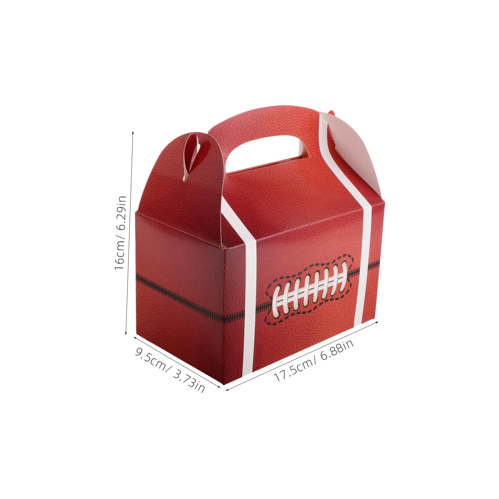 50pezzi Scatole Di Cartone Tema Calcio Per Feste Contenitori Snack Per Eventi Sportivi Scatole Porta Dolci Per Compleanni e Shower Facili Da Trasportare e Resistente