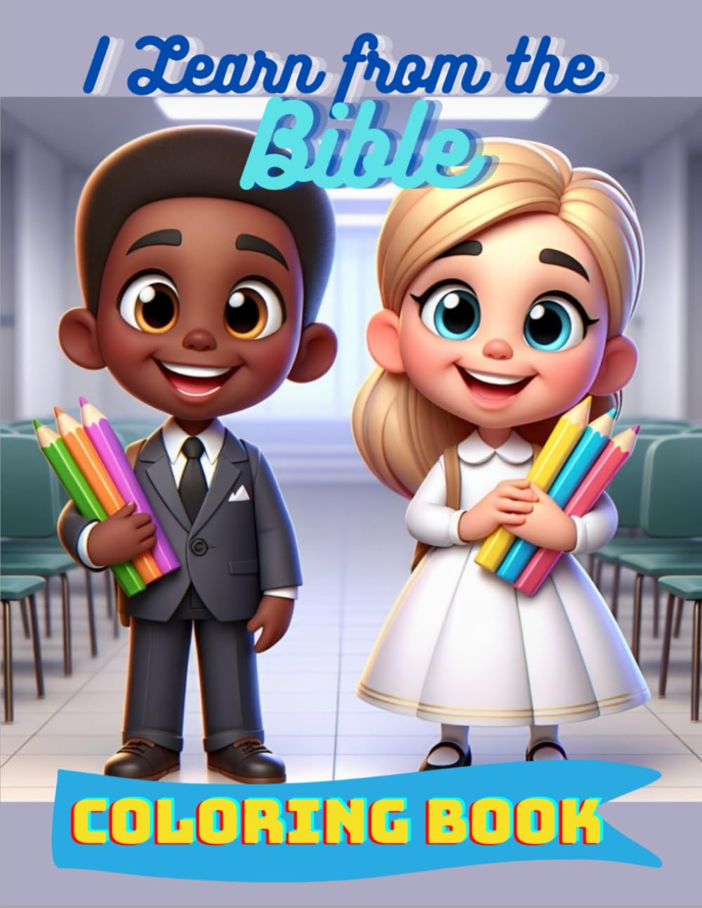 JW Coloring Book: Learning from the Bible. With Educational Texts in Every Exciting Bible Story.: For Jehovah's Witness Children Ages 3 to 10. (JW
