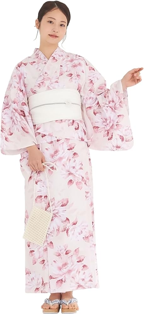 Amazon | [NISHIORI] ワンピースにもなる レディース 浴衣 2way