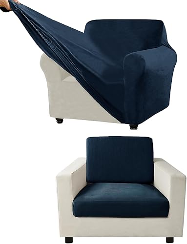 Miniatura 147 de Funda para Sofá de Terciopelo, Fundas Elásticas para Sofá para Funda Principal Separada/Respaldos y Cojines de Asiento, Funda para Sofá, para Fundas