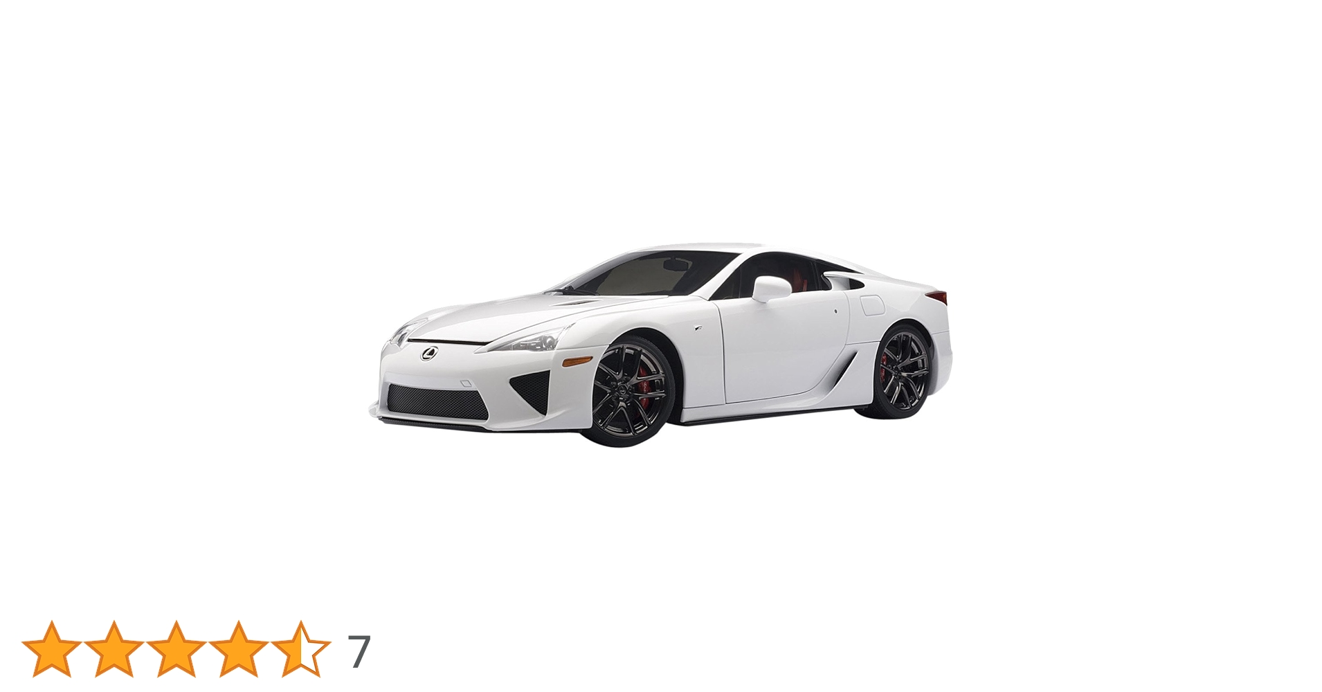 レクサスLFA 1/18ミニカー ホワイト AUTOart 1/18 レクサス LFA （ホワイテスト・ホワイト／ブラック