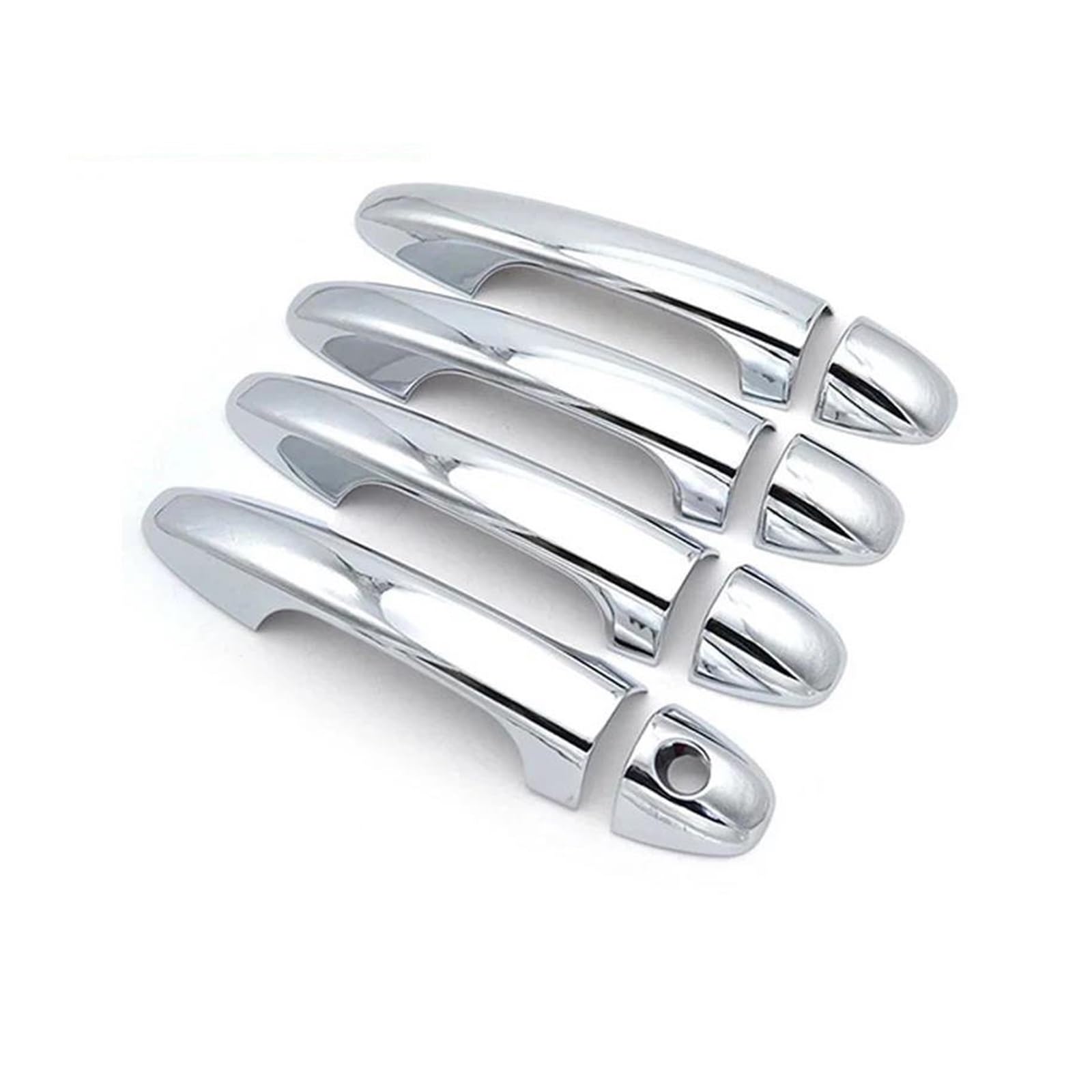 Nvnzmfppw Handle 1 Keyhole For Toyota For Rav4 2013~2018 Rav 4 Xa40 Car Door Handles Cover Exterior Scratch Protective Decor Car Accessories(Handle 1 Keyhole)