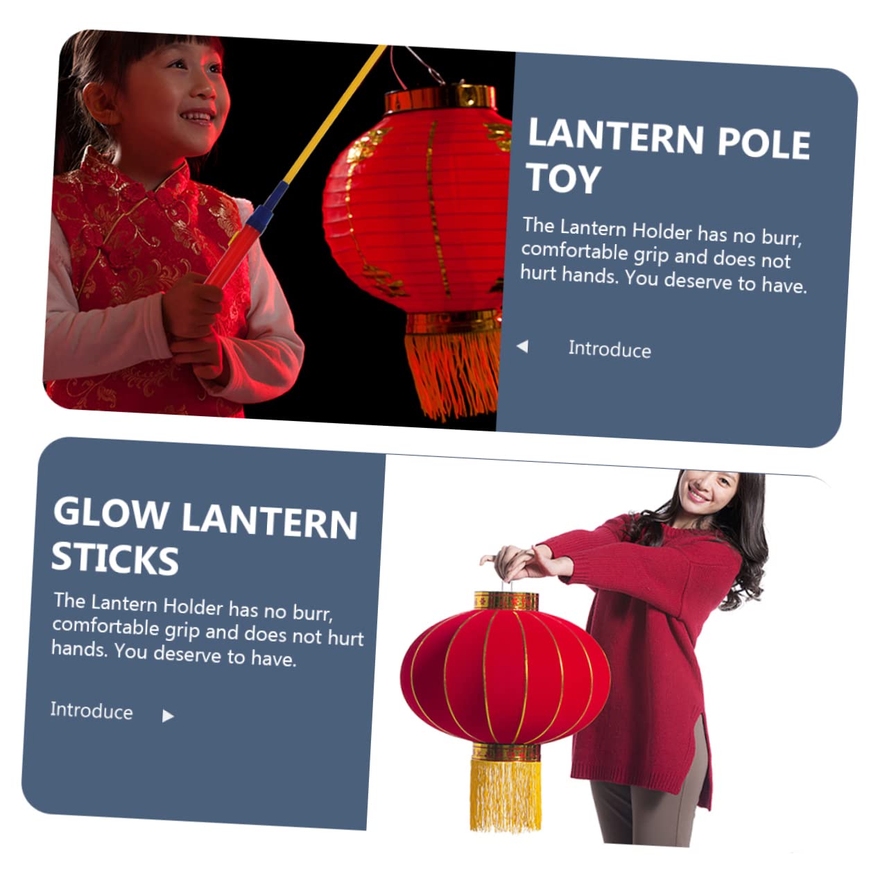 10 Pcs Lantern Stick Lantern Holding Pole Lanterns Stick Lantern Toy Accessories Lantern Materials Walking Plastic Lanterns Pole Light Lanterns Pole Handles
