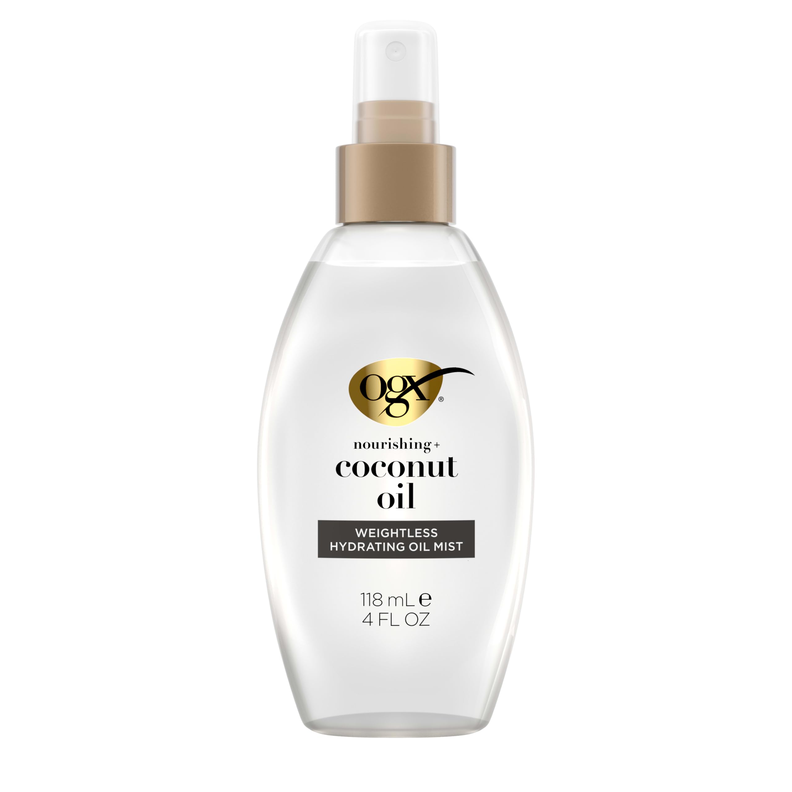 OGX Nourishing + Coconut Oil Weightless Hydrating Hair Mist, 4 fl. oz 4 Fl Oz (Pack of 1) Hydrating Oil Mist