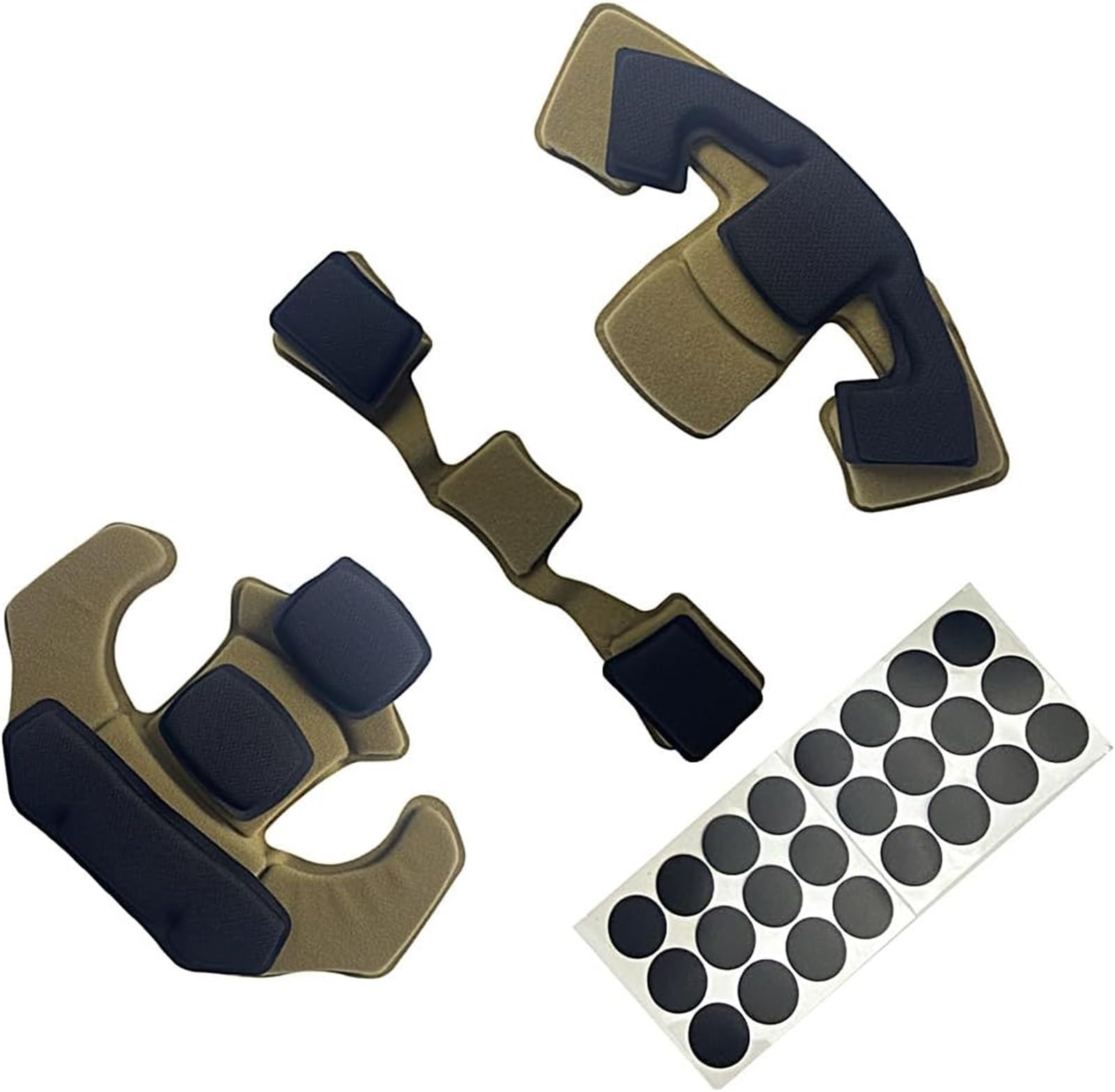 THE WHITE SHOP Tactical Outdoor Combat Helmet Internal Memory Foam Pad Protective Mat,Easy to Install, make you feel soft and comfortable (Color : Army-green)