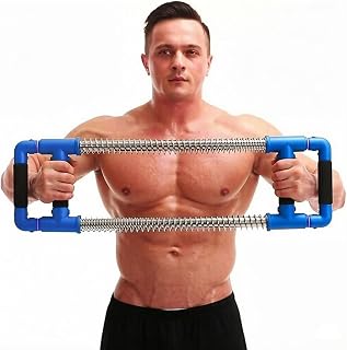 GOFITNESS Push Down Bar Chest Trainer - Home Workout Equipment for Chest, Arm, Shoulder, Abs and Back - Chest Exerciser Home Gym Strength Trainer