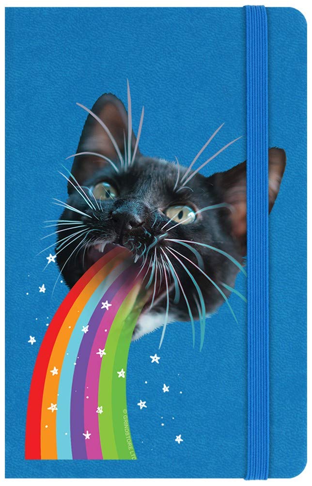 Grindstore Psychedelic Sick Kit A6 Blue Hard Cover Notebook 9x14cm