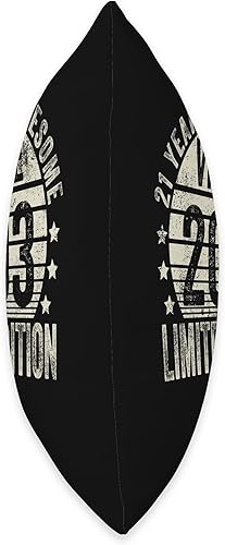 Miniatura 2 de Retro 21st Birthday Gifts Men Women Throw Pillow, 18x18, Multicolor