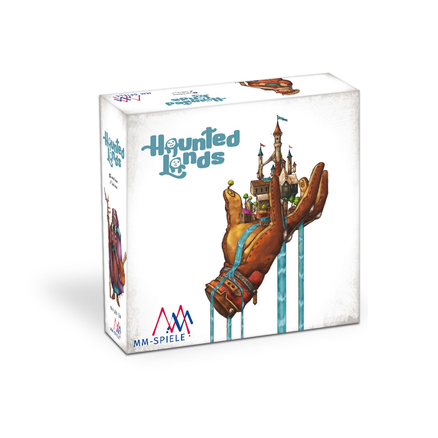 Haunted Lands, Spannendes Gesellschaftsspiel mit Geistern, Hochwertige Holzkomponenten, Ideal für Familien, Für 2-4 Spieler ab 15 Jahren