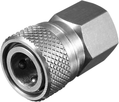 Alien Play Paintball PCP 18 NPT rosca de acero inoxidable hembra acoplador HPA CO2 N2 tanque de aire recambio conector de desconexión rápida Soda disponible en Yaxa Colombia