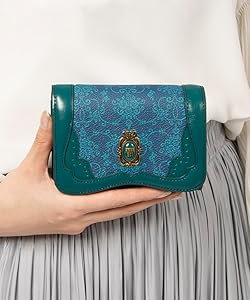 ANNA SUI アナスイ 財布 リーブル 折財布 二つ折り アナスイ ANNA SUI リーブル 口金二つ折り財布 （パープル