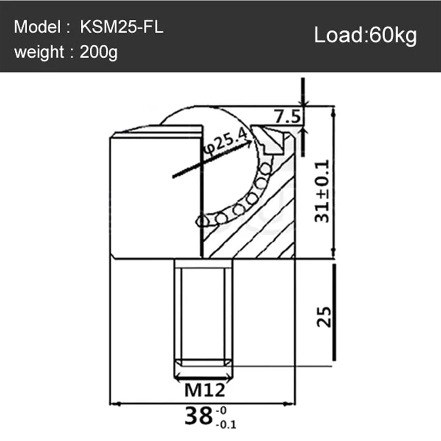 JJCFGRDMユニバーサルベアリングトランスファーボールナイロンボールキャスターミュートユニバーサルホイールスクリューシリンダーフ
