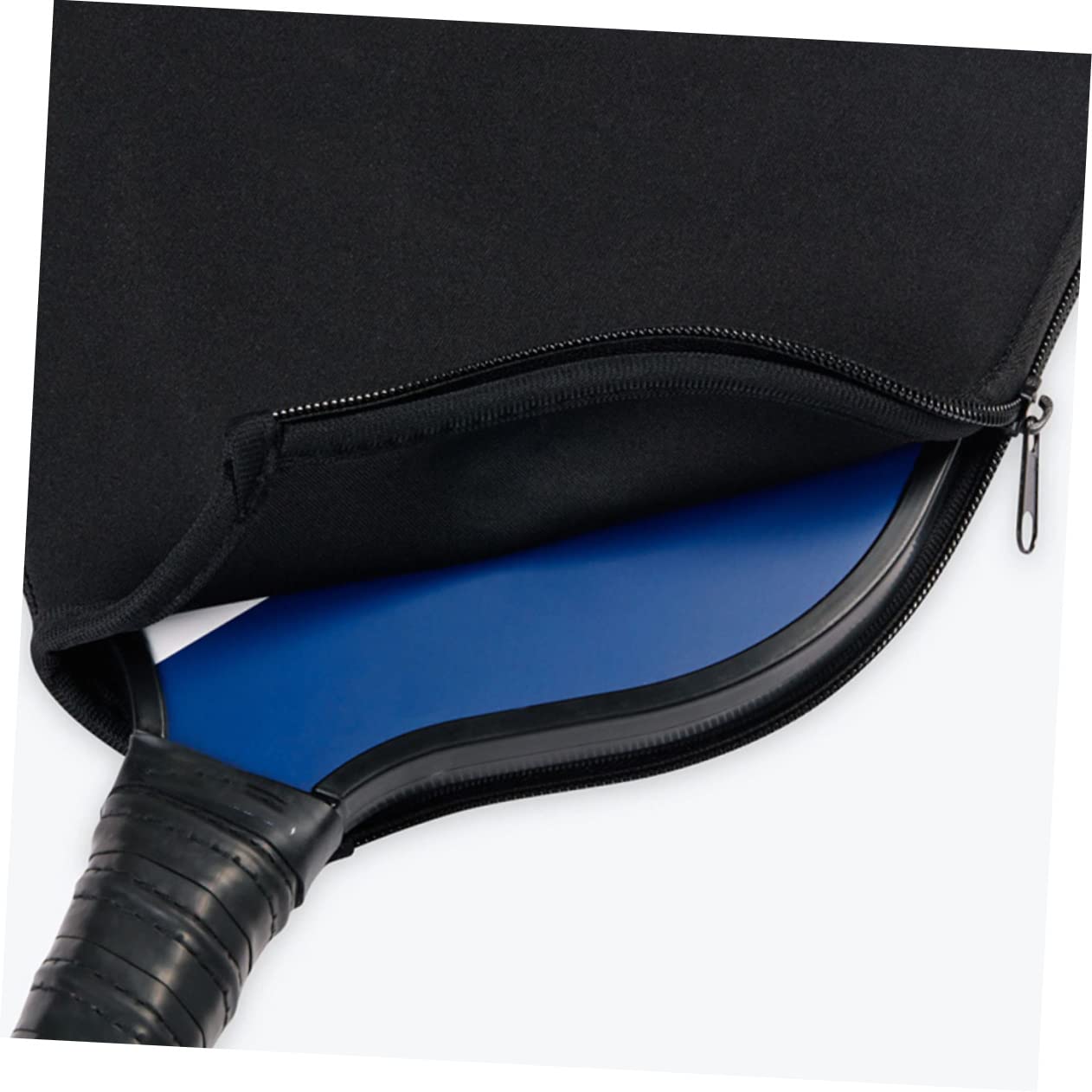 Toddmomy Protettore della Racchetta Coperture Imbottitura Copertina Palla Astuccio Protettivo Contenitori Table Tennis Bat Cover Case Materiale in Neoprene Black