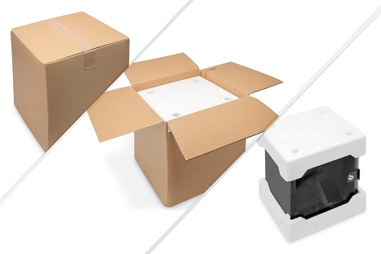 DIGITUS 6U Wall Mounting Cabinet packaging components