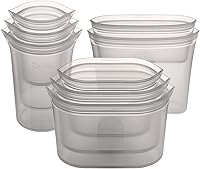 Vista 38 de Zip Top - Contenedores reutilizables de silicón 100 % platino