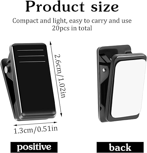 Miniatura 9 de 20 clips autoadhesivos, clips de tapiz, clips de pared, clips de fotos, clips de póster, clips de resorte para colgar de plástico, clips de luz para