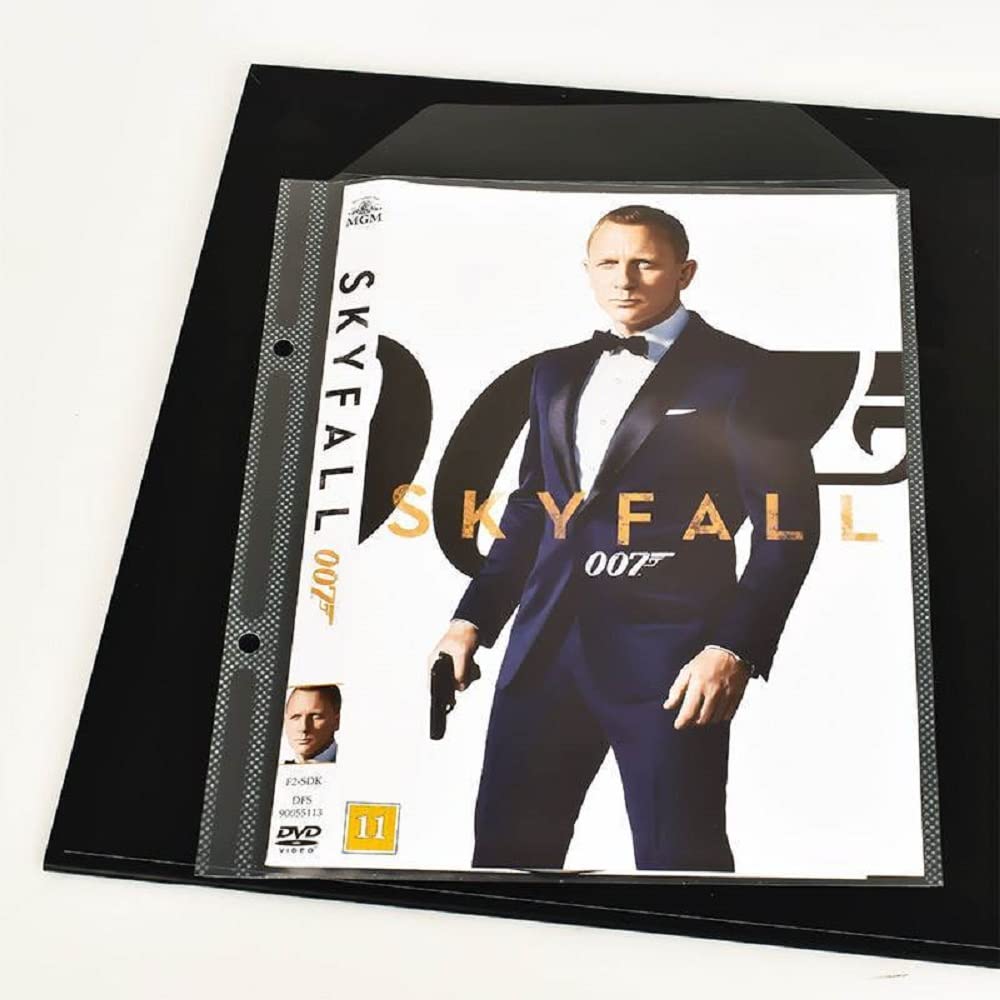 3L Buste per DVD con fori per raccoglitore, confezione da 200 – 2 confezioni da 100