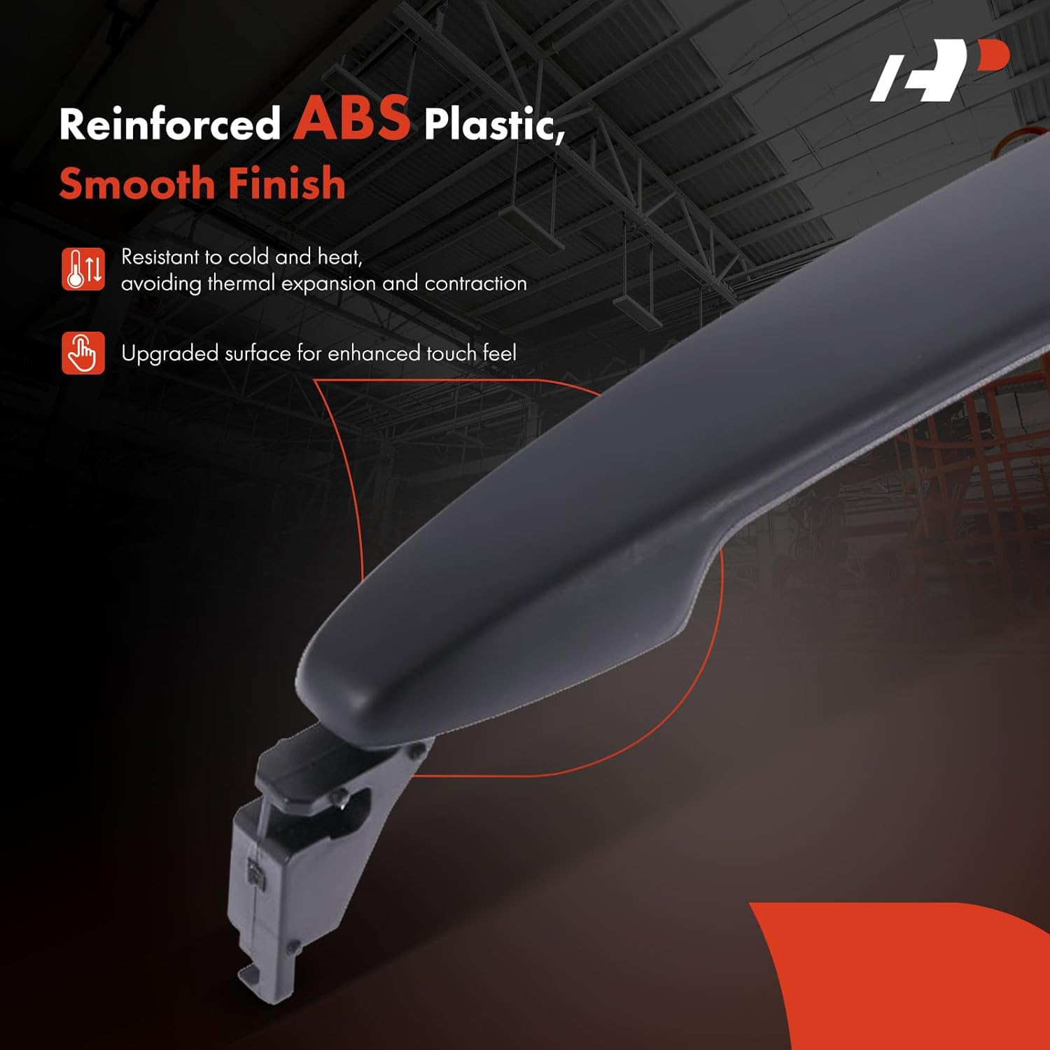 A-Premium Front Right Rear Left Rear Right Exterior Door Handle Compatible with Ford Edge 2007-2010, Flex 2009-2017 & Lincoln MKZ 2007-2010, MKX 2007-2010, Primed Black, Replace# 7T4Z7822404BBPTM