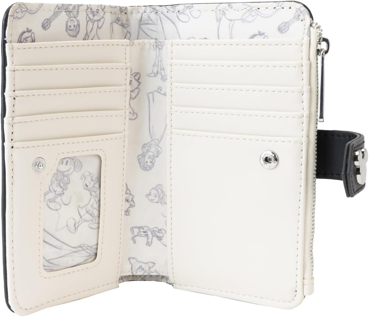 Loungefly Disney100th Anniversary Sketchbook Flap Wallet - Image 4