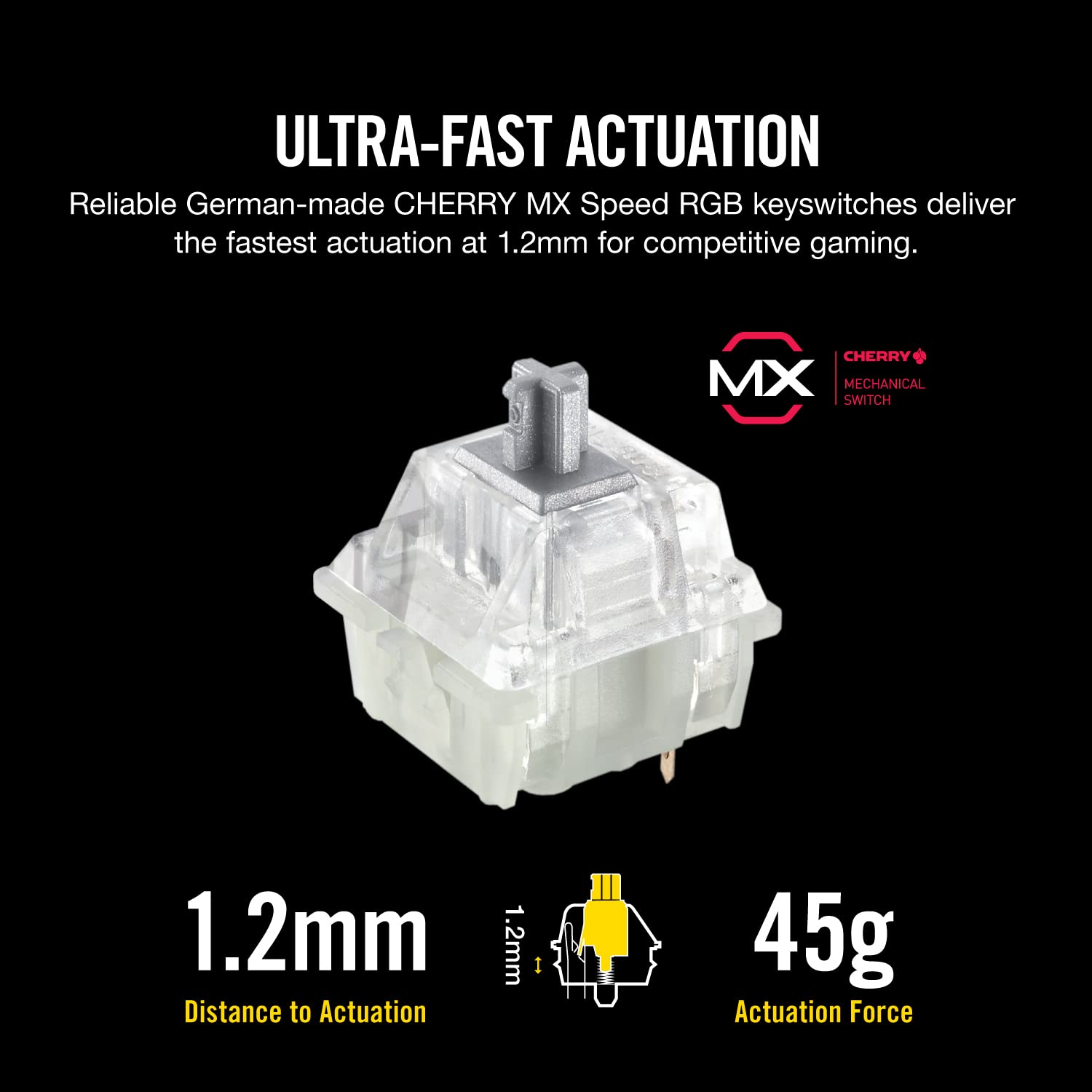 Corsair K70 RGB MK.2 SE Gaming Keyboard Cherry MX Speed Switches (White)