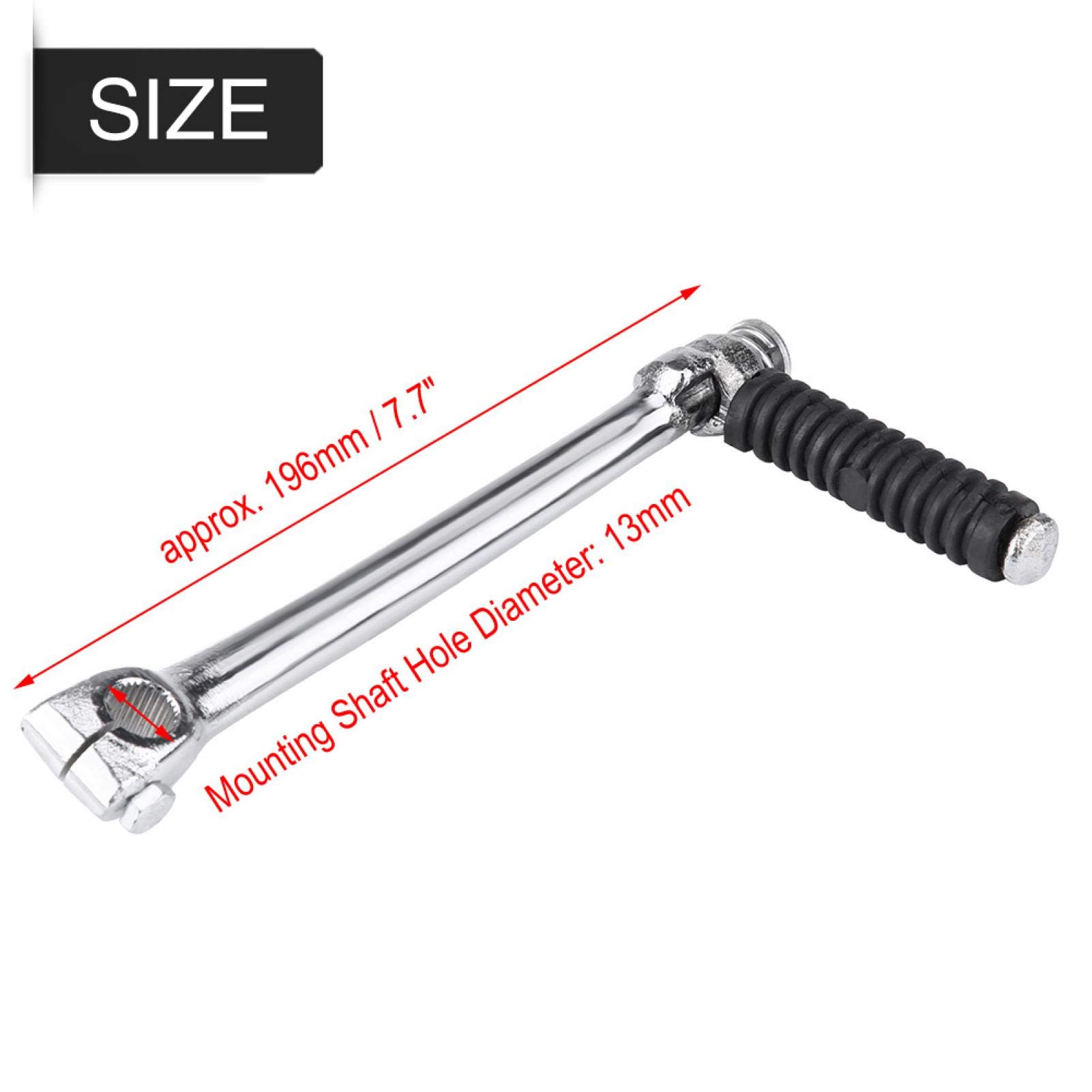 KIMISS leva avvio pit bike + Leva di Avvio per Moto, Leva per Avviamento a Pedale in Acciaio Inox Pit Bike per SSR SDG