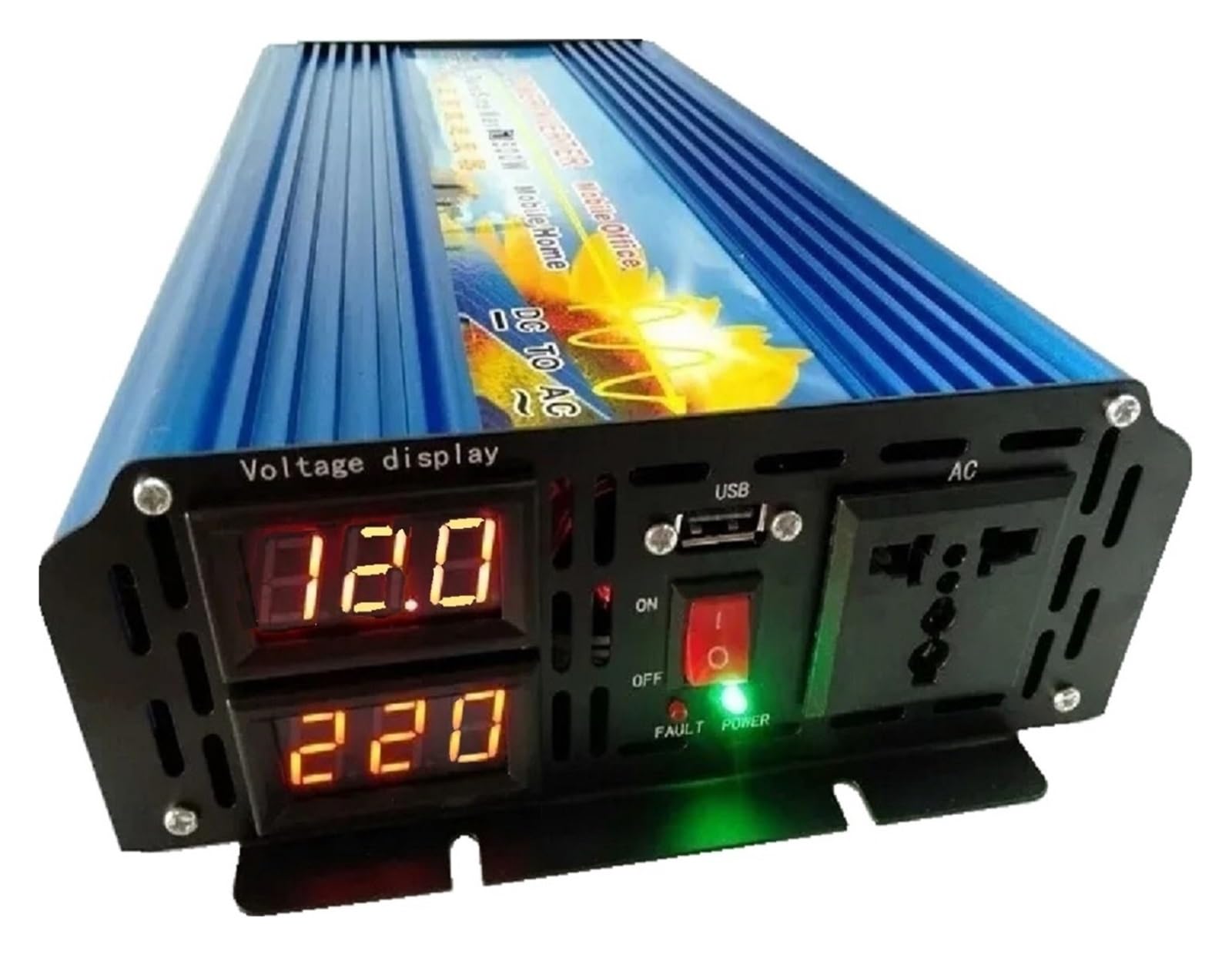 Pantalla Digital Dual 2500W DC 12V a AC 220V 230V 240V 50HZ Potencia 5000W Inversor de Onda sinusoidal Pura_220-240V(50HZ,24V-220-240V)