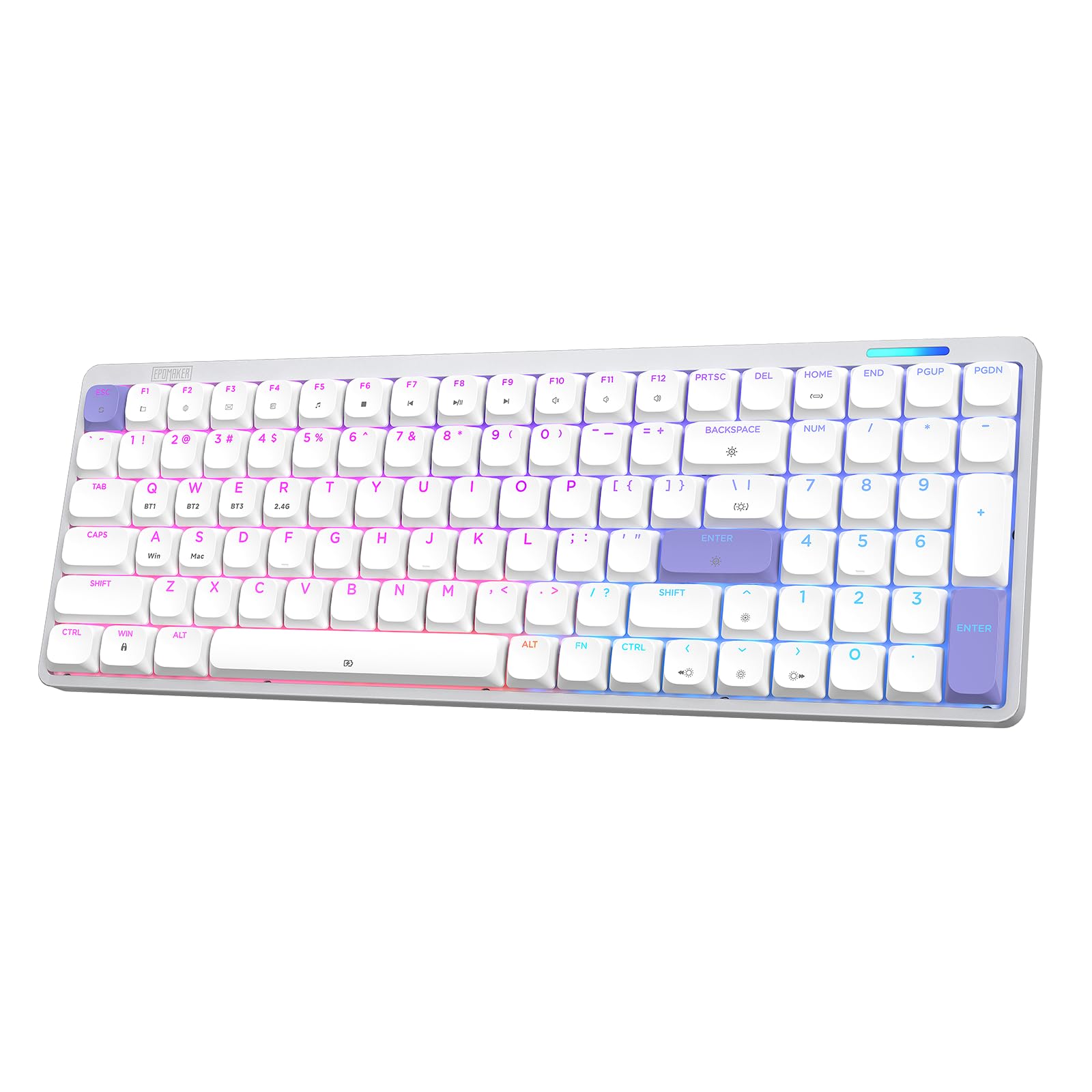 Amazon | EPOMAKER Luma100 ロープロファイルアルミ製メカニカル