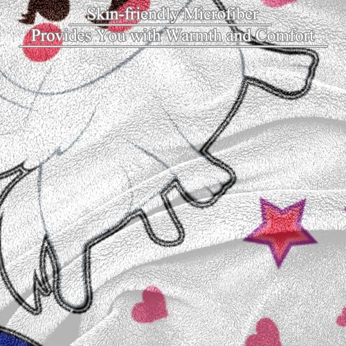 Couverture Polaire Licorne Chat Cadeau Idéal Idée Anniversaire
