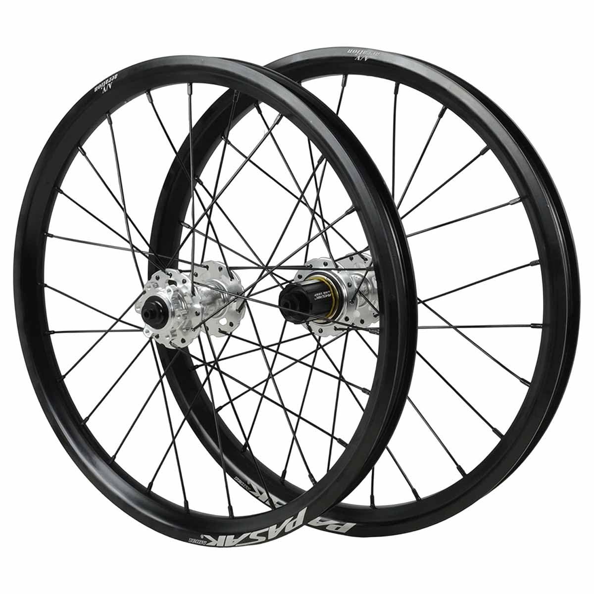 Juego De Ruedas De Bicicleta Plegable 20pulgadas Rueda Delantera Y Trasera De Liberación Rápida 100×9mm/135×10mm Llantas De Bicicleta De Aluminio, para HG 8-12 Velocidades