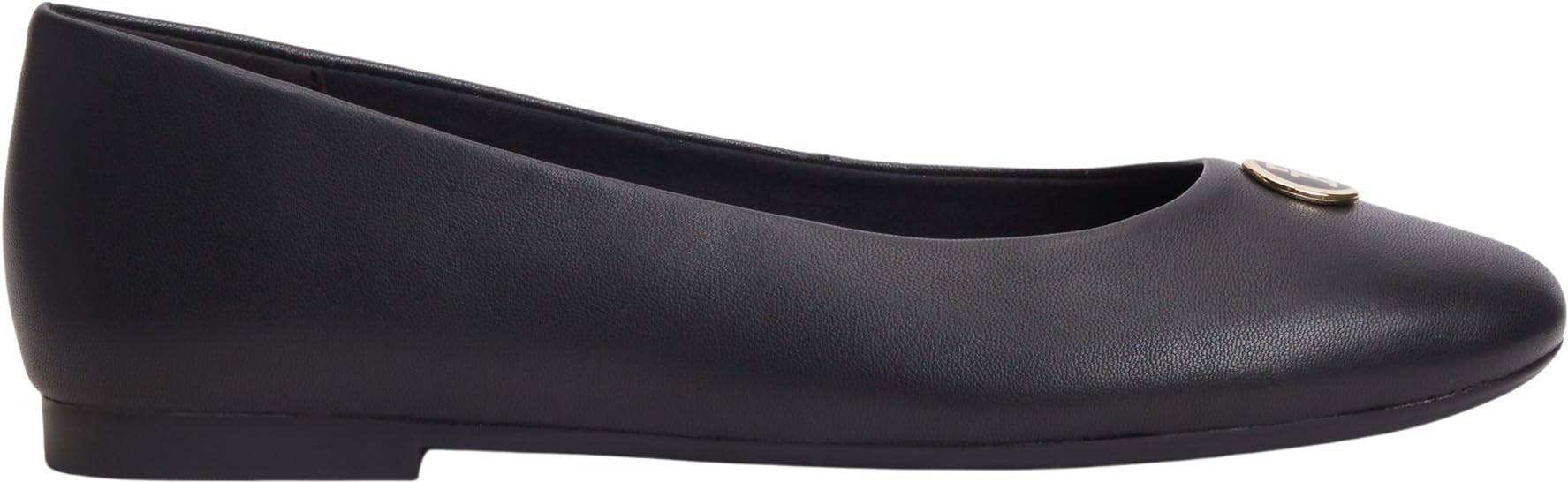 Tommy Hilfiger Damen Th Plate Leather Ballerina Fw0fw09374 Ballerinas