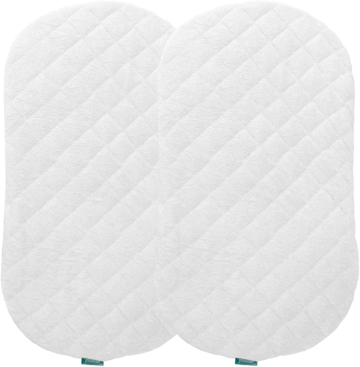 Biloban Waterproof Mattress Pad Cover(18"x30"), 2 Pack, Ultra