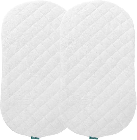 Biloban Waterproof Mattress Pad Cover(18"x30"), 2 Pack, Ultra