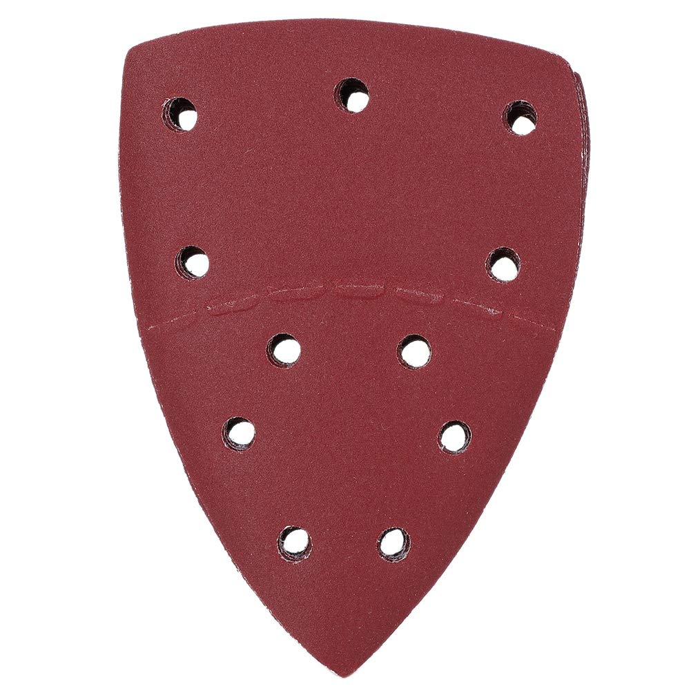 Mouse Sandpaper, 60Pcs Mouse Sandpaper Separate Palm Abrasive Paper Sanding Sheets 140x140x100mm 11 Holes(240 Grit)