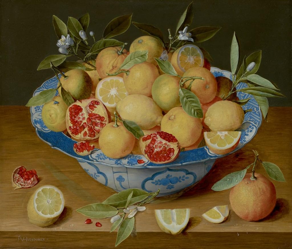 Affiche impression d'art grenade citrons de Jacob Van Hulsdonck 60x90 - 5