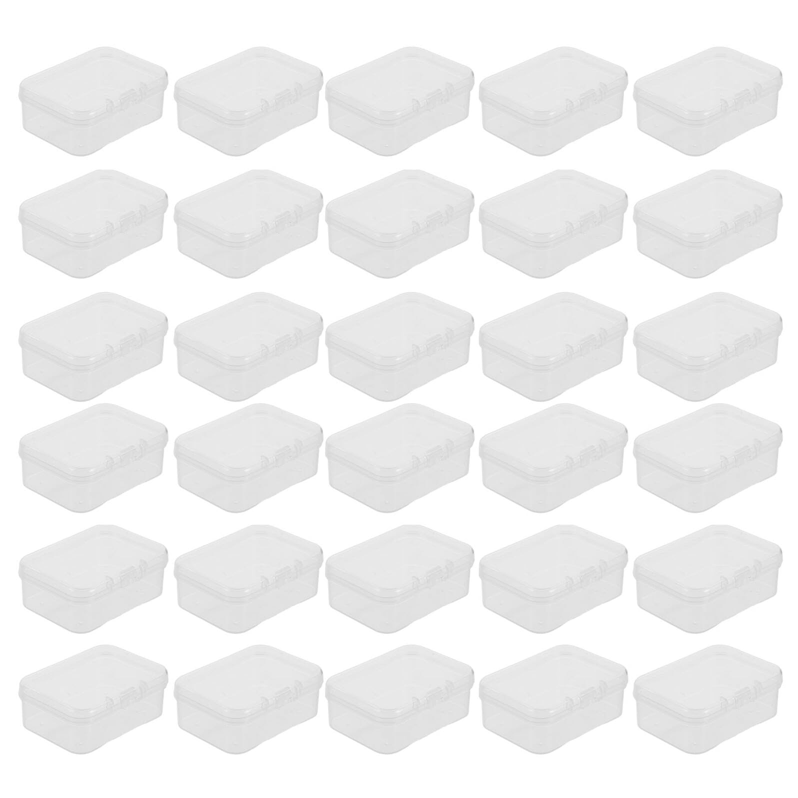Boîtes de rangement transparentes SHINEOFI plastique loisirs créatifs