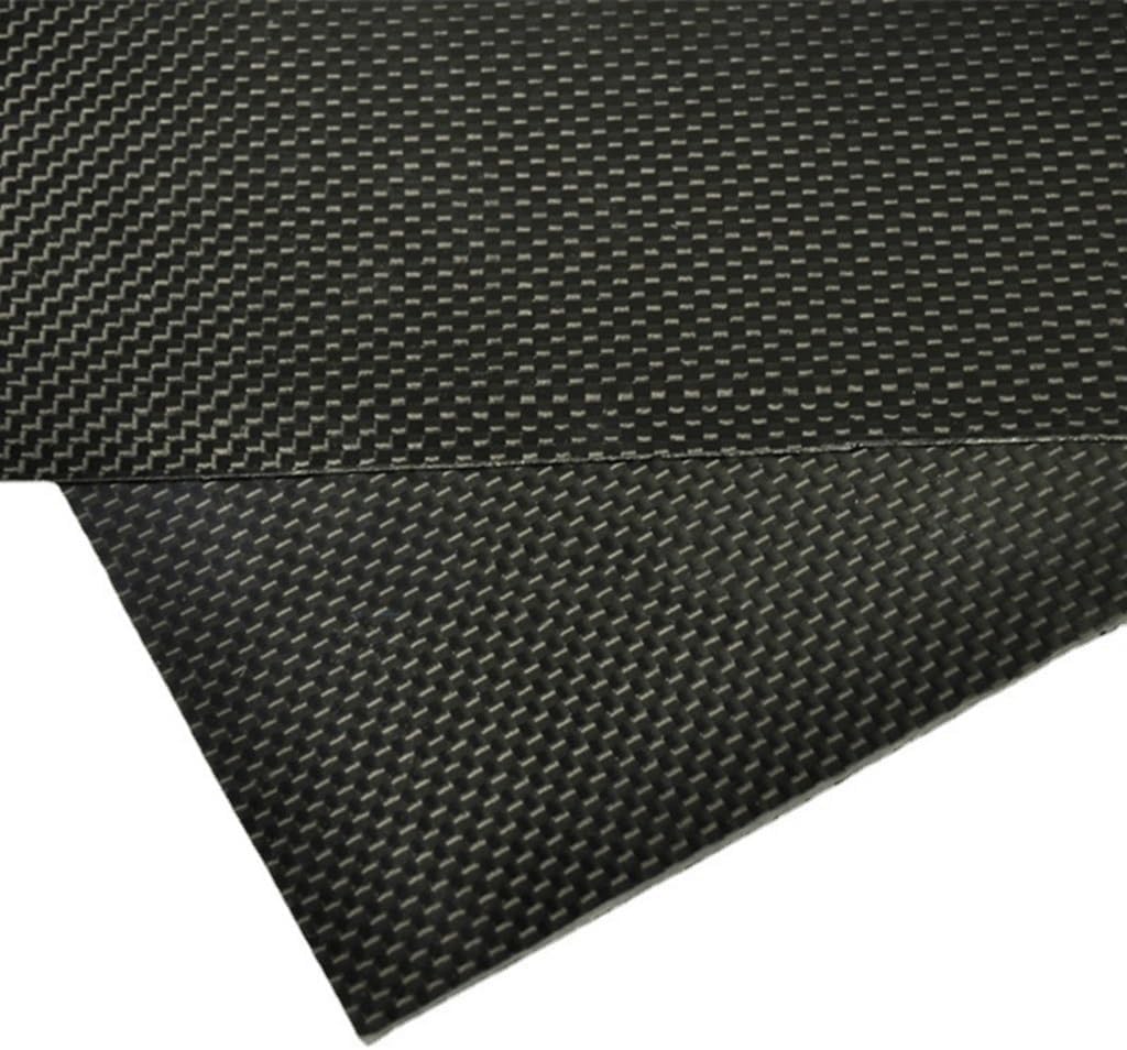1pcs 0.3mm 100% Carbon Fiber Plate, Panel Sheet 3K Plain Weave Glossy(25cmx50cm)