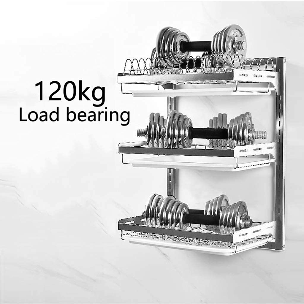 Escurridor de Platos para Fregadero, escurridor de Platos de Pared, escurridor de Acero Inoxidable con Bandeja de Drenaje, escurridor de Almacenamiento(